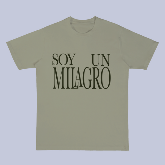 Soy un milagro T-shirt Verde