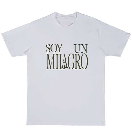 Soy un milagro T-shirt Blanco
